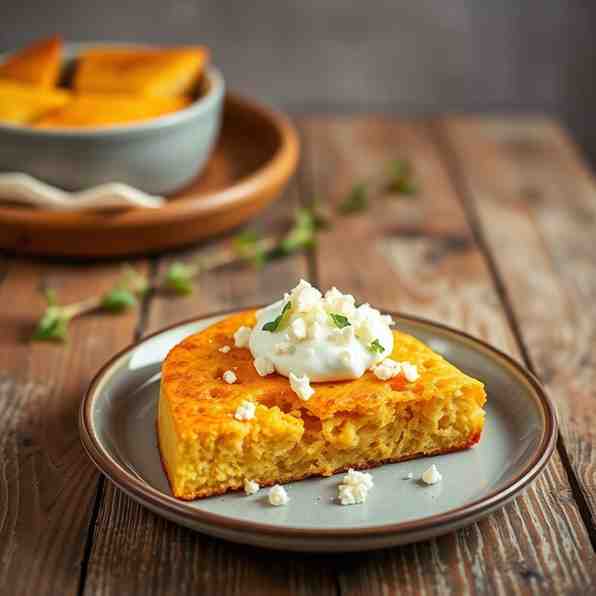 Cornbread - Fresh Feta & Yogurt Twist